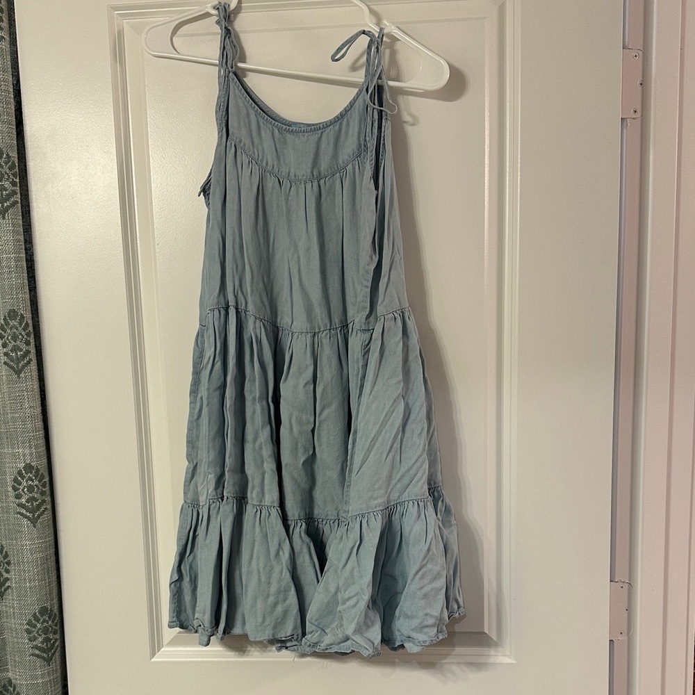 CeCe Sky Blue Sleeveless Dress